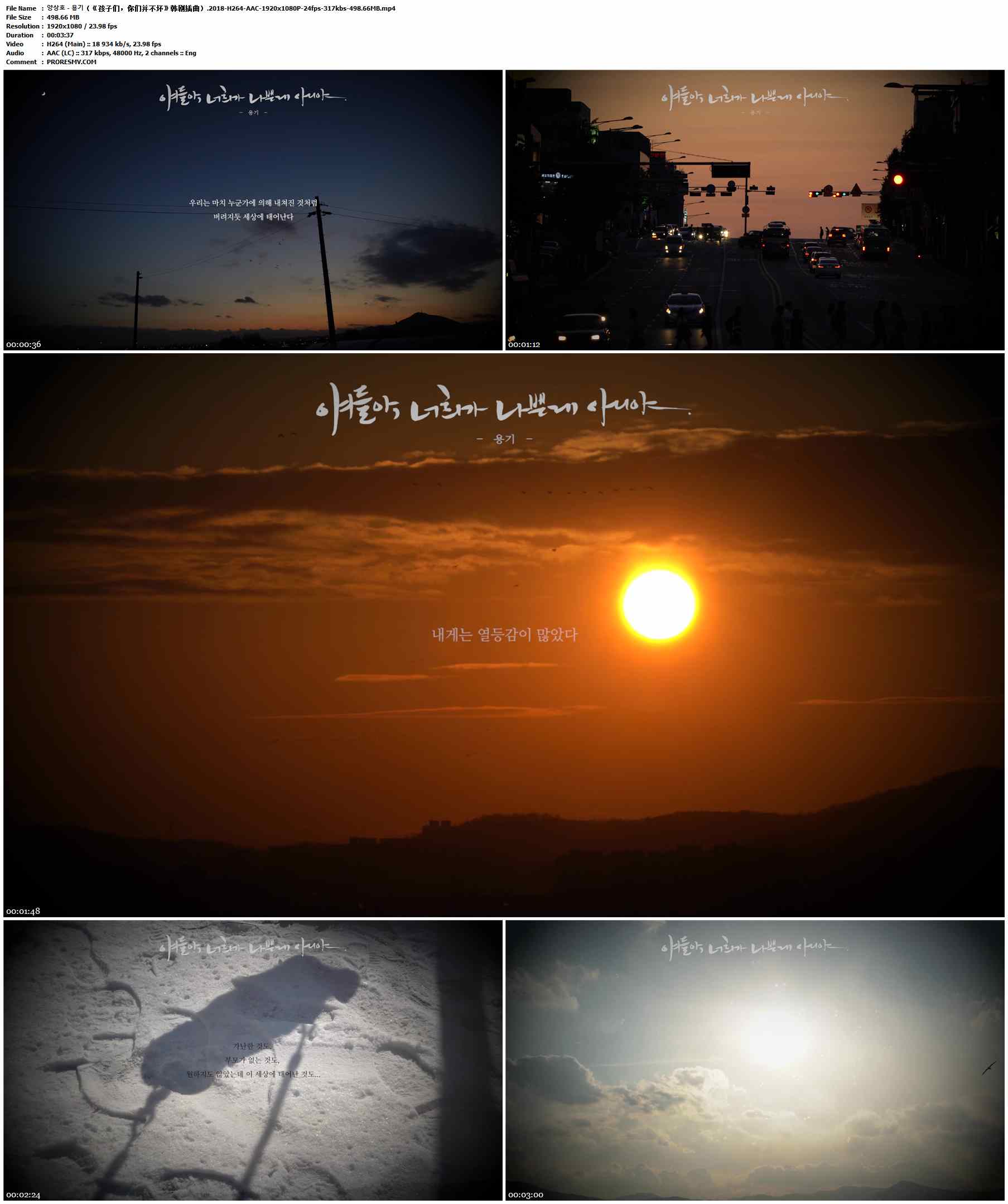 양상호 - 용기（《孩子们，你们并不坏》韩剧插曲）.2018-H264-AAC-1920x1080P-24fps-317kbs-498.66MB官方MV_高清MV